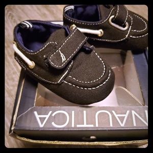 Nautica Blue Baby Boy Shoes Sneakers Size 1